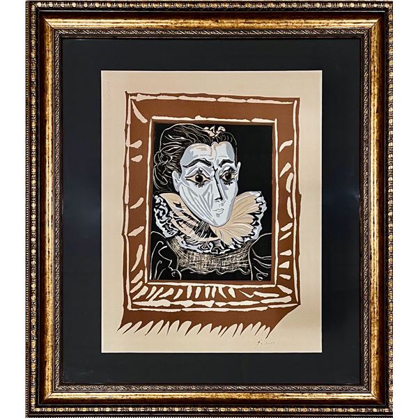 Pablo Picasso, Color lithograph "La Femme a la Fraise"