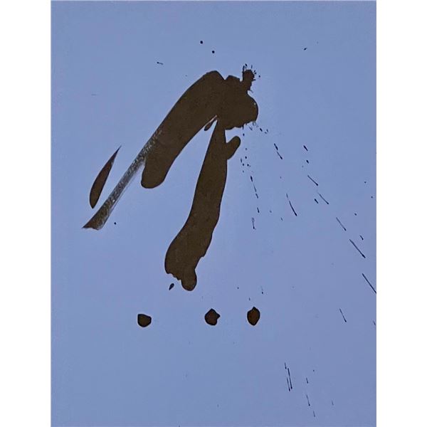 Robert Motherwell, original lithograph, "Tres Poems"
