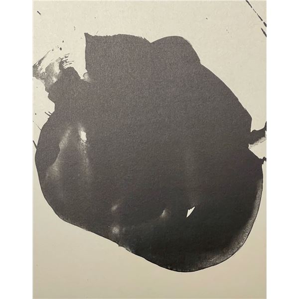 Robert Motherwell, Original lithograph, "Tres Poems"