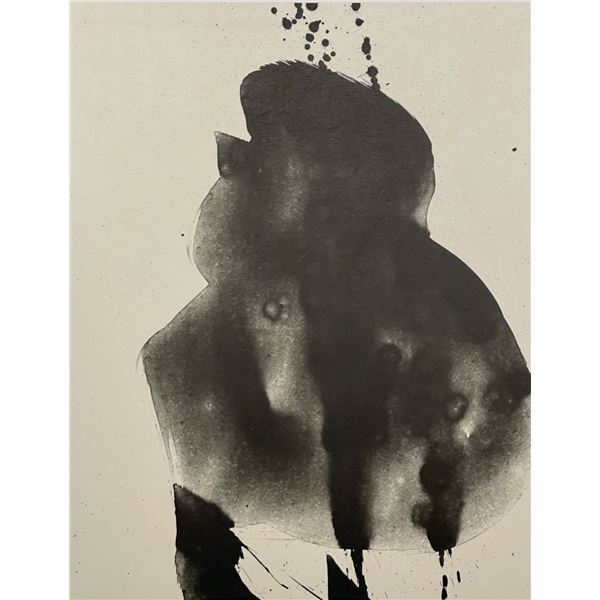 Robert Motherwell, Original lithograph, "Tres Poems"