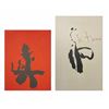 Image 1 : Robert Motherwell, lot of (2) Original lithographs "Tres Poems"