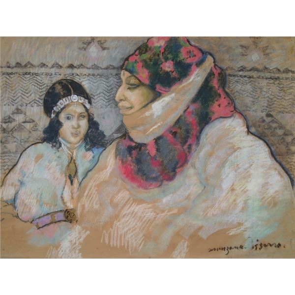 Georges Manzana Pissarro, Original pastel on paper