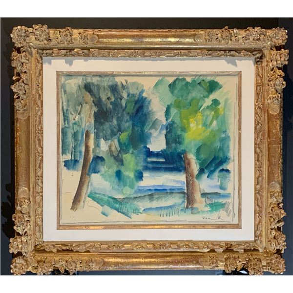 Maurice de Vlaminck, Original watercolor on paper