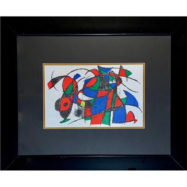 Joan Miro, Original lithograph, 1975