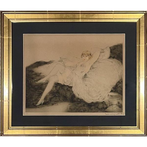 Louis Icart, Hand Signed,  Color Etching, 1924