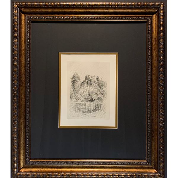 Jacques Villon, Original Etching,  "Dents de Loup" 1959