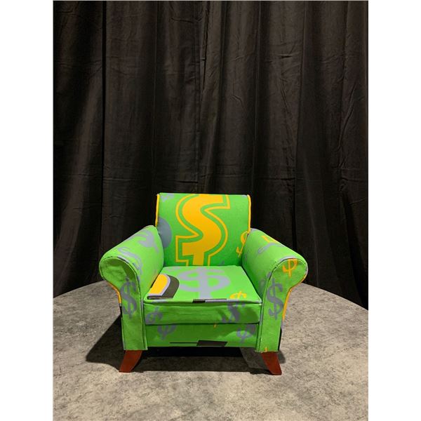 Steve Kaufman, Painted Sculpture, "Love Seat"