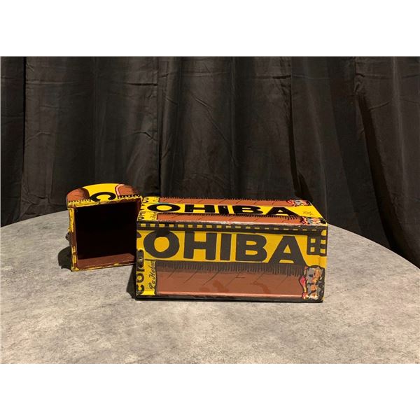 Steve Kaufman, Painted Sculpture, "Cohiba"