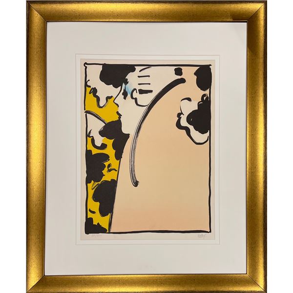 Peter Max, Original vintage lithograph, "Peach Lady"