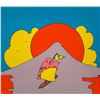 Image 1 : Peter Max, Vintage serigraph, "Floating in Peace"