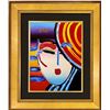 Image 1 : Peter Max, original mixed media, "Deco Lady"
