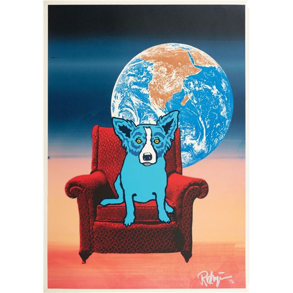 George "Blue Dog" Rodrigue, Signed, numbered serigraph