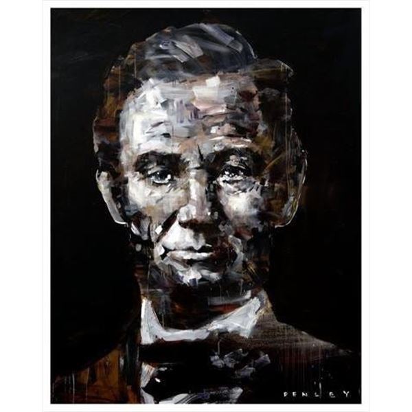 Steve Penley, Giclee on Paper, "Lincoln"