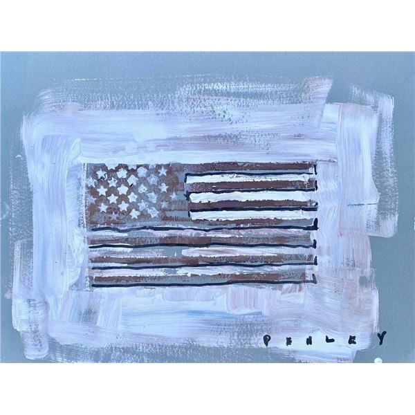 Steve Penley, Original acrylic Painting, "Flag"