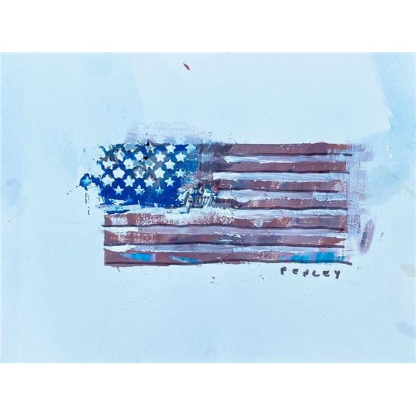 Steve Penley, Original acrylic Painting, "Flag"