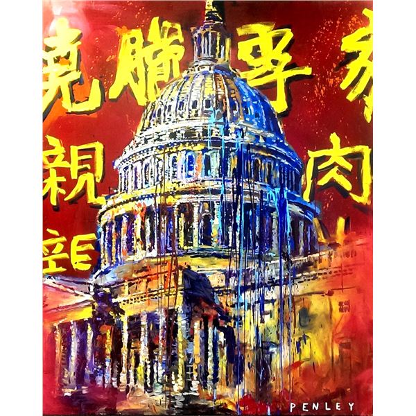 Steve Penley, Very large original acrylic painting