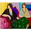 Image 2 : Itzchak Tarkay, Original acrylic on canvas, "Untitled"
