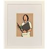 Image 1 : Julian Opie, original color lithograph, "Portraits"