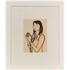 Image 1 : Julian Opie, original color lithograph, "Portraits"
