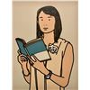 Image 2 : Julian Opie, original color lithograph, "Portraits"