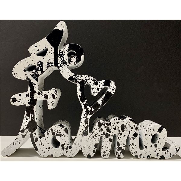 Mr. Brainwash - Acrylic on Cast Resin Sculpture