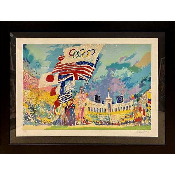 LEROY NEIMAN, Hand signed and numbered color serigraph.