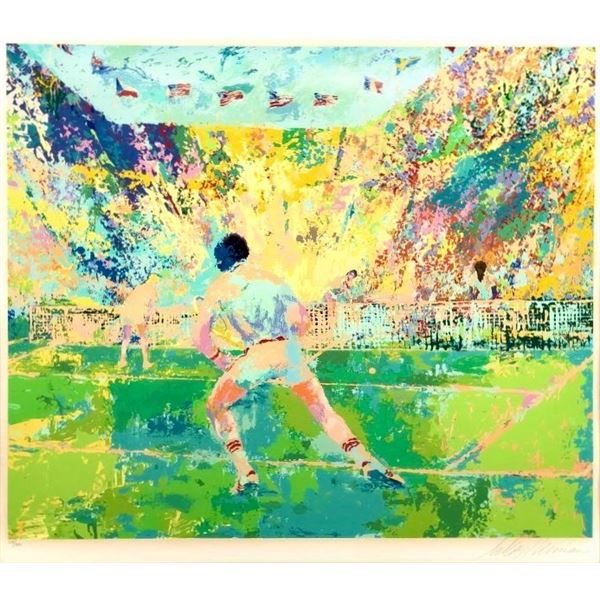 Leroy Neiman, Hand signed, numbered serigraph, Tennis