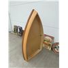 Image 14 : METAL SIGNS AND WOODEN BOAT PICTURE