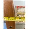 Image 16 : METAL SIGNS AND WOODEN BOAT PICTURE