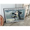 Image 7 : METAL SIGNS AND WOODEN BOAT PICTURE