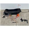 Image 1 : OTTER SPORT SLED AND ICE FISHING POLES