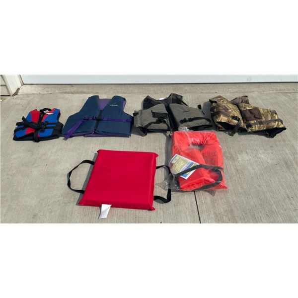 LIFE JACKETS AND FLOATATION DEVICES