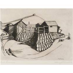 Harry R. Knobbs, Etching