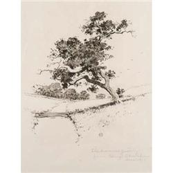 George Elbert Burr, Etching