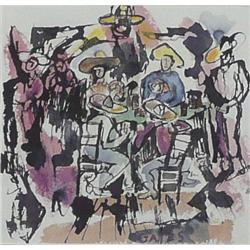 Frank "Poncho" Gates, Watercolor