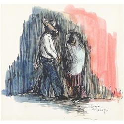 Dolona Roberts, Watercolor/Pen