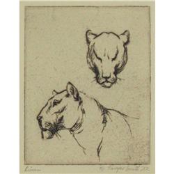 Mabel Fairfax Karl, Etching