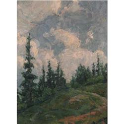 Charlotte McCrary, Oil on Board