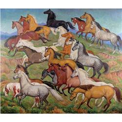 Ila McAfee, Oil on Canvas