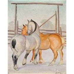 Ila McAfee, Oil on Board