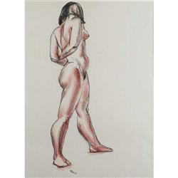 Virginia True, Pastel/Pen