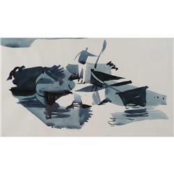 Robert E. Wood, Watercolor