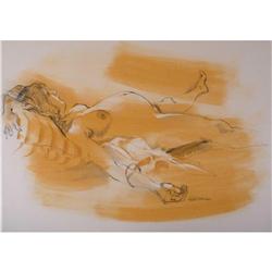 Robert E. Wood, Pastel/Charcoal