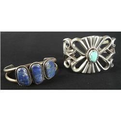 Lot of 2,Turquoise Zuni bracelet