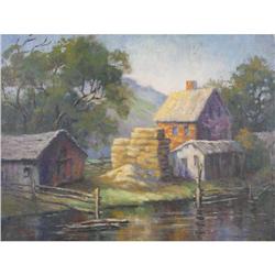 Inez Tatum, Oil on Board