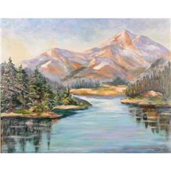 Laurena Senter, Oil on Board