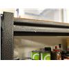 Image 2 : Approx. 6' Tall x 4' W grey spectacled black metal storage shelving unit