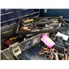 Image 2 : Table top of assorted hand tools - tools box with/contents/screwdrivers/clamps/etc...
