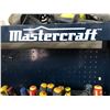 Image 1 : Mastercraft metal workbench (contents on bench not included)
