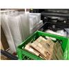 Image 2 : Shelf lot full of assorted food packaging containers & bags